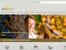 Tablet Screenshot of ideasforprofits.com